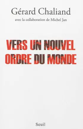 Couverture du produit · Vers un nouvel ordre du monde