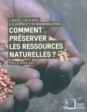 Couverture du produit · Comment préserver les ressources naturelles ?