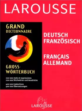 Couverture du produit · Grand dictionnaire : Allemand/français, français/allemand