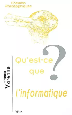 Couverture du produit · Qu'est-ce que l'informatique?