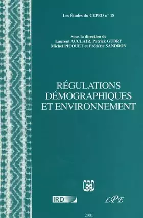 Couverture du produit · Regulations Demographiques Et Environnement : Actes Des Vieme Journees Demographiques De L'Orstom, 22-24 Septembre 1997