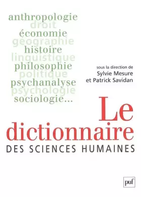 Couverture du produit · Le dictionnaire des sciences humaines