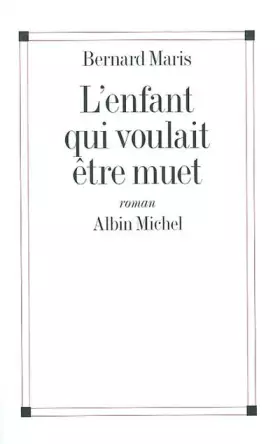 Couverture du produit · L'Enfant qui voulait être muet