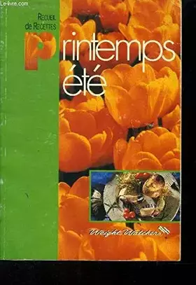 Couverture du produit · Recueil de recettes : printemps-Eté : Cocktail aux fruits rouges, thé glacé aux fruits, tomates farcies aux sardines, gratin de