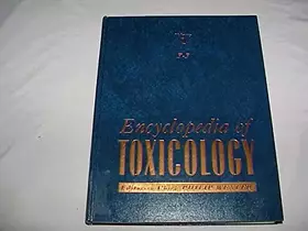 Couverture du produit · Encyclopedia of Toxicology, Vol. 3
