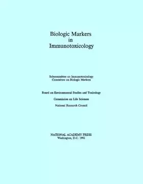 Couverture du produit · Biologic Markers in Immunotoxicology