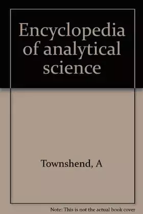 Couverture du produit · Encyclopedia of Analytical Science - Vol 8