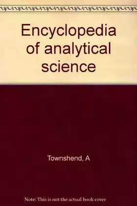 Couverture du produit · Encyclopedia of Analytical Science - Vol 5