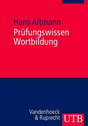 Couverture du produit · Prüfungswissen Wortbildung