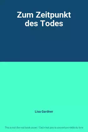 Couverture du produit · Zum Zeitpunkt des Todes