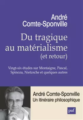 Couverture du produit · Du tragique au matérialisme (et retour)