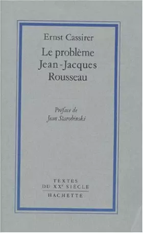 Couverture du produit · Le Problème Jean-Jacques Rousseau