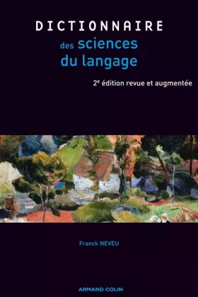 Couverture du produit · Dictionnaire des sciences du langage
