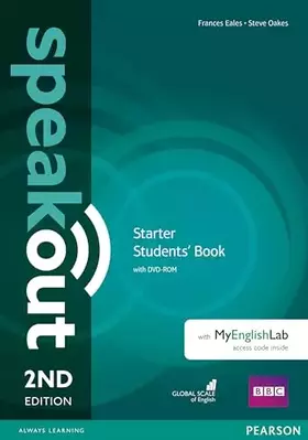 Couverture du produit · Speakout Starter 2nd Edition Students' Book with DVD-ROM and MyEnglishLab Access Code Pack