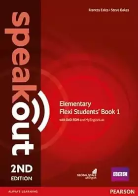 Couverture du produit · SPEAKOUT ELEMENTARY 2ND EDITION FLEXI STUDENTS' BOOK 1 WITH MYENGLISHLAB
