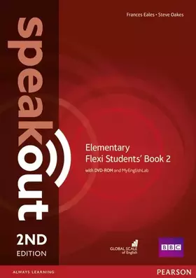 Couverture du produit · SPEAKOUT ELEMENTARY 2ND EDITION FLEXI STUDENTS' BOOK 2 WITH MYENGLISHLAB