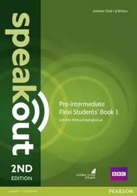 Couverture du produit · SPEAKOUT PRE-INTERMEDIATE 2ND EDITION FLEXI STUDENTS' BOOK 1 WITH MYENGL