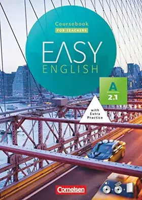 Couverture du produit · Easy English - A2: Band 1: Kursbuch - Fassung für Kursleitende - Mit Audio-CD, Phrasebook, Aussprachetrainer und Video-DVD