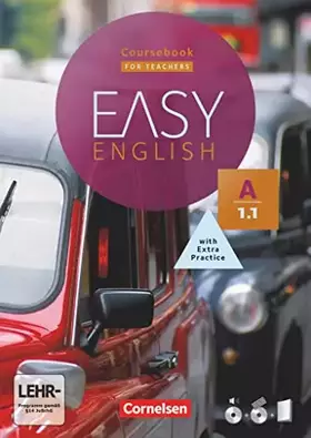 Couverture du produit · Easy English - A1: Band 1: Kursbuch - Fassung für Kursleitende - Mit Audio-CDs, Phrasebook, Aussprachetrainer und Video-DVD