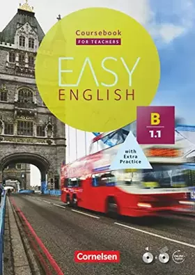 Couverture du produit · Easy English - B1: Band 1: Kursbuch - Fassung für Kursleitende - Mit Audio-CD und Video-DVD