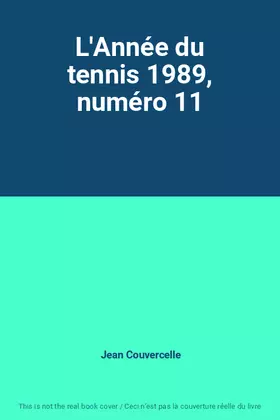 Couverture du produit · L'Année du tennis 1989, numéro 11