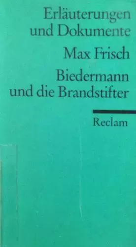 Couverture du produit · Max Frisch, Biedermann und die Brandstifter.