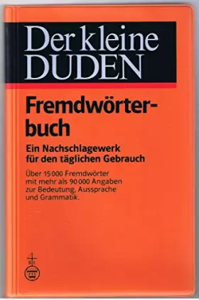 Couverture du produit · Fremdwörterbuch - Der kleine Duden