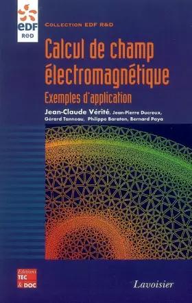 Couverture du produit · Calcul de champ électromagnétique: Exemples d'applications