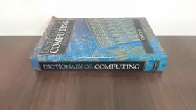 Couverture du produit · Dictionary of Computing