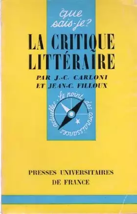 Couverture du produit · La Critique Littéraire