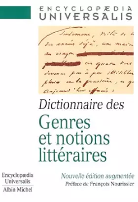 Couverture du produit · Dictionnaire des genres et notions littéraires