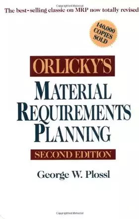 Couverture du produit · Orlicky's Material Requirements Planning