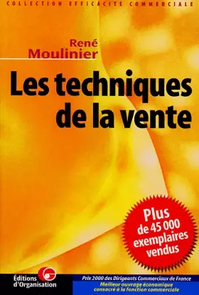Couverture du produit · Les Techniques de la vente