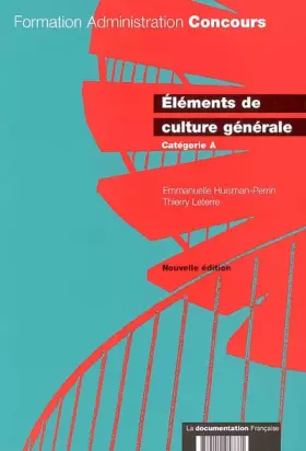 Couverture du produit · Eléments de culture générale - Catégorie A