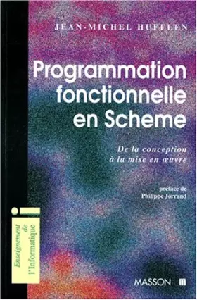Couverture du produit · Programmation fonctionnelle en Scheme