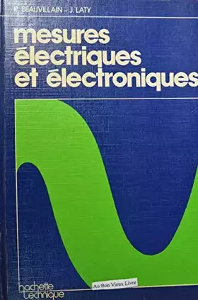 Couverture du produit · MESURES ELECT. ET ELECTRO.
