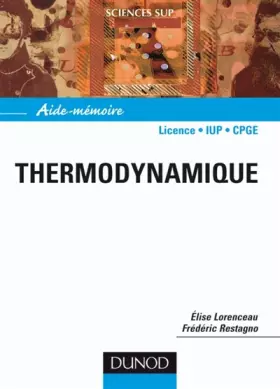Couverture du produit · Aide-mémoire de thermodynamique