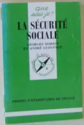 Couverture du produit · La sécurite sociale