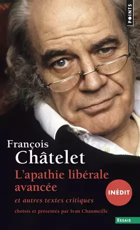 Couverture du produit · L'apathie libérale avancée (inédit). et autres textes critiques (1961-1985)