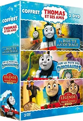 Couverture du produit · Coffret Thomas et Ses Amis 3 DVD : La Route du Courage + sur la Piste des Dinosaures + La légende du trésor Perdu
