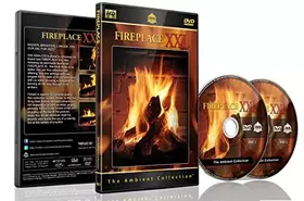 Couverture du produit · Fireplace Dvd - Fireplace XXL - 2 Dvds Set with Double Extra Long Fires with Burning Wood Sounds