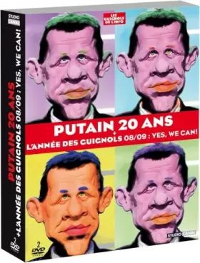 Couverture du produit · Coffret Guignols de l'info-Une année de Beaux gosses + Putain 20 Ans