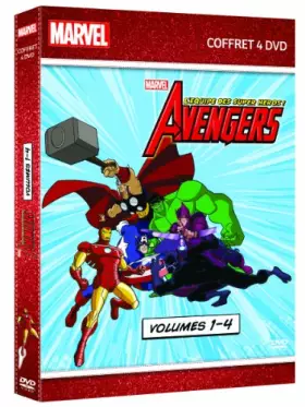 Couverture du produit · Avengers : l'équipe des Super-héros-Coffret 4 DVD-Volumes 1-4