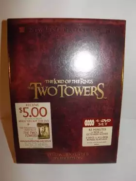 Couverture du produit · The Lord of the Rings - The Two Towers (Platinum Series Extended Edition) (Widescreen) - 4 DVD [Import USA Zone 1]