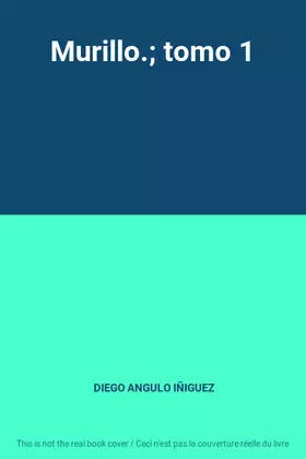 Couverture du produit · Murillo. tomo 1