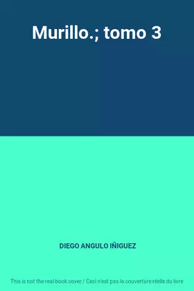 Couverture du produit · Murillo. tomo 3