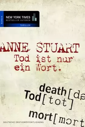 Couverture du produit · Tod ist nur ein Wort: Roman. Deutsche Erstausgabe