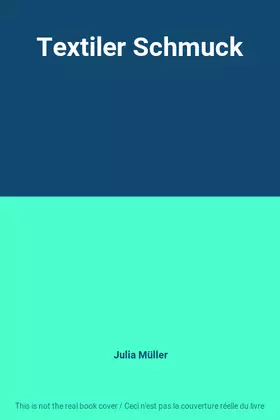 Couverture du produit · Textiler Schmuck