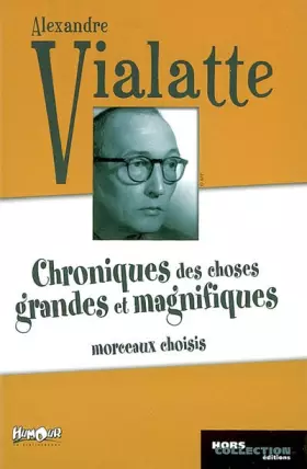 Couverture du produit · Chroniques des choses grandes et magnifiques