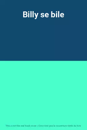 Couverture du produit · Billy se bile